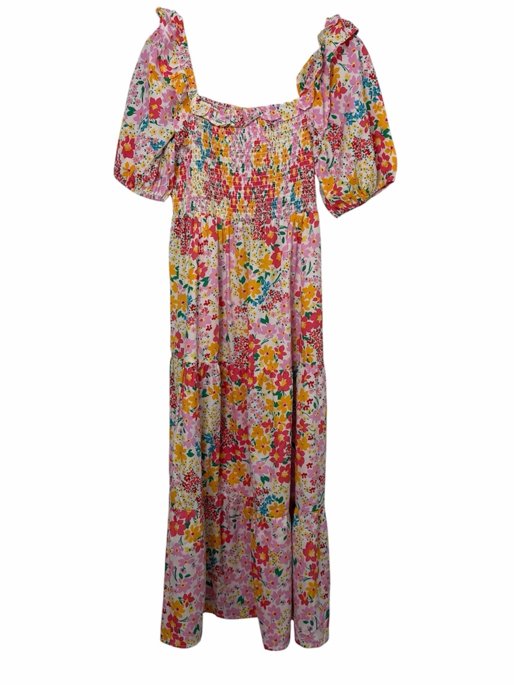 LTS Floral Print Dress US 12 Pre-Owned